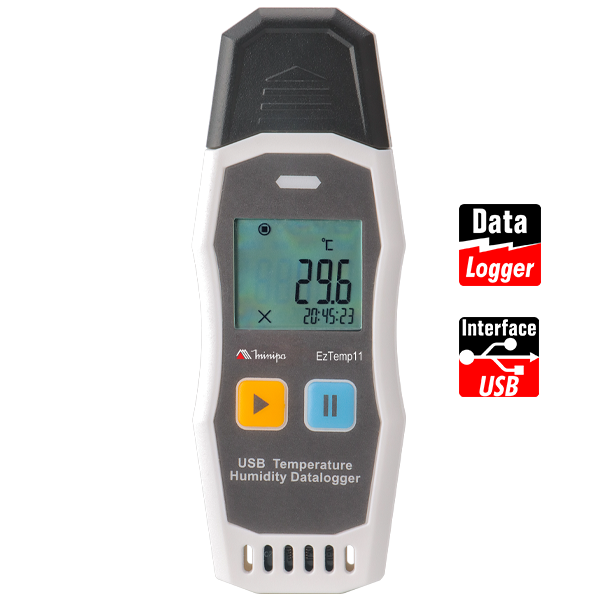 Data Loggers de Temperatura e Umidade 